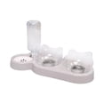 thumbnail image 1 of Cuenco Inclinado para Comida de Gatos, para Mascotas con Dispensador Automático de Agua, Botella de Agua Desmontable para Alimentación de Cac Gris Gloria comedero para gatos, 1 of 8
