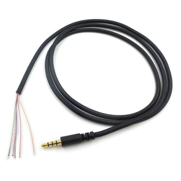 Headphone Cable 3.5mm Male Plug Connector Cord Line for Hyper X Cloud II Cloudx Stinger Revolver S