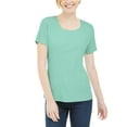 thumbnail image 3 of MSRP $13 Karen Scott Womens Short Sleeve Scoop Neck Top Gray Size XS, 3 of 4