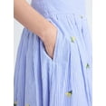 thumbnail image 5 of Free Assembly Women's and Women’s Plus Pleated Cotton Maxi Skirt, Sizes 0-28W, 5 of 6