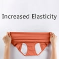 thumbnail image 6 of 3pcs Women's Sexy Breathable High Waist Briefs Panties Menstrual Leak Proof Menstrual Pants Cotton High Waist Waist Women's Physiological Pants, 6 of 7
