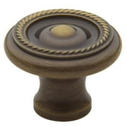 Baldwin 4646050 1.5 in. dia. Rope Cabinet Knob, Polished Nickel