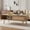 Natural(Upgrade), variant on Leumius 41.3 Inch Rattan Coffee Table with Sliding Storage Door, Rectangle Wooden Accent Center Sofa Table with Solid Wood Legs,Suitable for Living Room,Natural