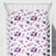 thumbnail image 1 of Juego de Cama de Cuna Floral Púrpura, 1 of 6