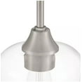 thumbnail image 4 of Hampton Bay Pavlen 1-Light Brushed Nickel Contemporary Hanging Mini Pendant with Clear Glass Shade, 4 of 6