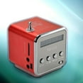 thumbnail image 4 of HEVIRGO Haut-Parleur Portable Rechargeable Micro SD TF Mini USB LED Lecteur de Musique Radio FM Stéréo, 4 of 10