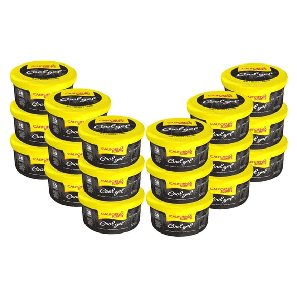 Kit Aromatizantes Gel Auto CaliforniaScents Ice 30 Días 18 pzs