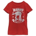 thumbnail image 4 of STAR WARS ATAT Sithmas Girls Short Sleeve Tee Shirt, Red, X-Large, 4 of 4