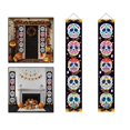 thumbnail image 4 of Letreros de Halloween, accesorios para fotos de miedo, banderines colgantes para festivales y , para patio trasero, puerta al aire libre, Zulema Signo de Halloween, 4 of 8