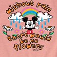 thumbnail image 3 of Disney - Mickey Mouse - Without Rain, No Flowers - Toddler & Youth Girls Short Sleeve Graphic T-Shirt, 3 of 5