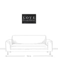 thumbnail image 3 of Creative Products Love Lives Here 16x24 Canvas Wall Art, 3 of 5