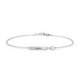 thumbnail image 1 of Engravable Bar Bracelet with Birthstone, 1 of 7