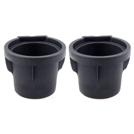 Yassdwbn 2x Black Insert Liner Cup Holder For Nissan Frontier 2005-2017 Xterra 2005-2015