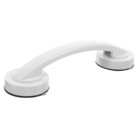 Amosfun White Plastic Grab Bar for Elderly Wall Mounted Bathroom Safety Handrail