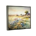 thumbnail image 4 of Stupell Industries Wildflower Farm Field Landscape Painting Gray Floater Framed Canvas Art Print Wall Art, 31 x 25, 4 of 10