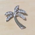 thumbnail image 6 of Beautiful Hawaiian Palm Tree Earring and Necklace, Sterling Silver Palm Tree CZ Pendant, N6009 Birthday Mom Valentine Gift, Island Jewelry, 6 of 10