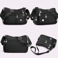 thumbnail image 3 of Crossbody Bags for Women, Multiple Pockets Shoulder Bag, Ladies  Purses Fashion Handle Satchel - Black, 3 of 8