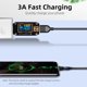 thumbnail image 4 of Cable Micro USB Ticfox USB de juegos rotación 180 grados carga rápida 1M/2M, 4 of 8