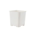 thumbnail image 1 of Bearachild Maceta para vivero, macetas para plantas, maceta suculenta, lavabo, drenaje inferior, orificio de ventilación, Base para decoraciones Jardín y Patio Blanco S, 1 of 6