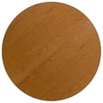 thumbnail image 2 of Bowery Hill Table d'Activité Mobile Ronde 31 Pouces x 42 Pouces en Chêne, 2 of 2
