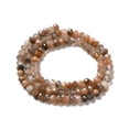 thumbnail image 3 of Natural Multi-Moonstone Beads Strands Faceted Rondelle 5x3mm Hole: 0.7mm 98pcs/strand 15.55''(39.5cm), 3 of 4