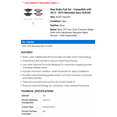 thumbnail image 2 of Rear Brake Pad Set - Compatible with 2013 - 2015 Mercedes-Benz GLK250 2014, 2 of 2