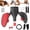 Black-Red 77 lbs, variant on RICAN Thigh Trainer Adjustable Resistance 22-77LBS, Hip Shaper Trainer Machine with Display Counter, Leg Exercise Equipment for Men & Women