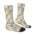 thumbnail image 4 of Yiaed Daisy Print Great elasticity Crew Socks Sports socks for Men and Women, 4 of 5