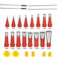 thumbnail image 2 of Kit Herramientas Con Boquilla Goma Integrada para Acabado Calafateo Puntas Extensión, 2 of 9