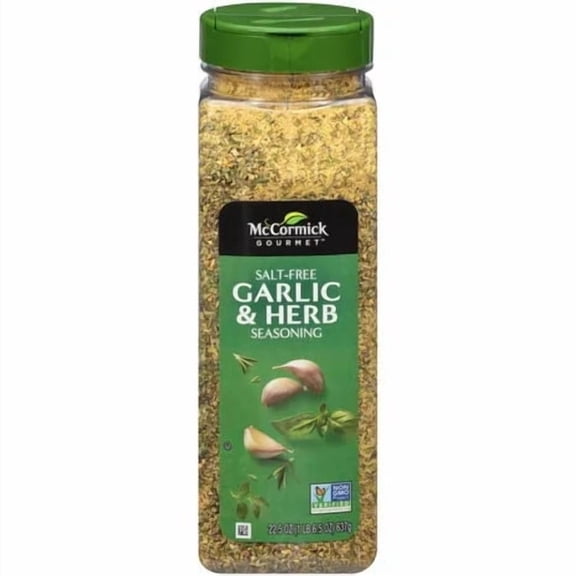 McCormick Gourmet Salt Free Garlic & Herb 22.5 oz