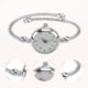 thumbnail image 5 of Reloj de pulsera de lujo para mujer, elegante y de negocios, con brazalete y diseño de cuarzo (blanco), 5 of 7