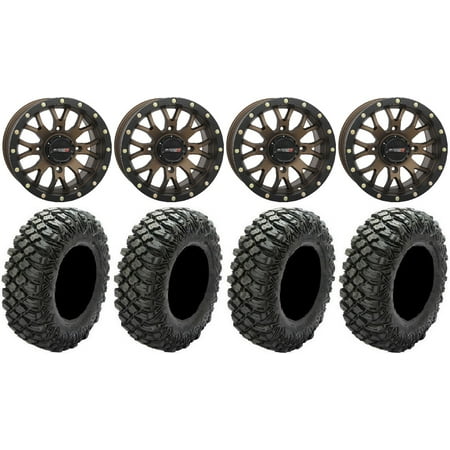 System 3 ST-3 Bronze 15 Wheels 30 Crawler XR Tires Can-Am Maverick X3 / Honda Pioneer 1000 / Talon