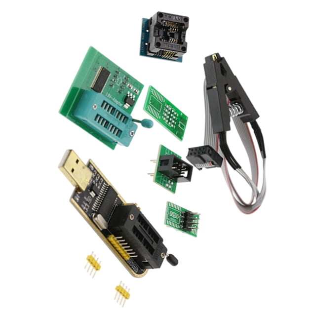 Scienceny Módulo programador práctico USB de memoria Flash, Clip de prueba resistente al desgaste, adaptador a prueba de herrumbre, bloque convertidor Herramientas eléctricas Scienceny TO008948-00