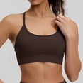 thumbnail image 6 of Lopecy-Sta Sports Bra for Women Keyhole T-Back Seamless Light to Medium Support Yoga Top Removable Padded Workout Bra, 6 of 7