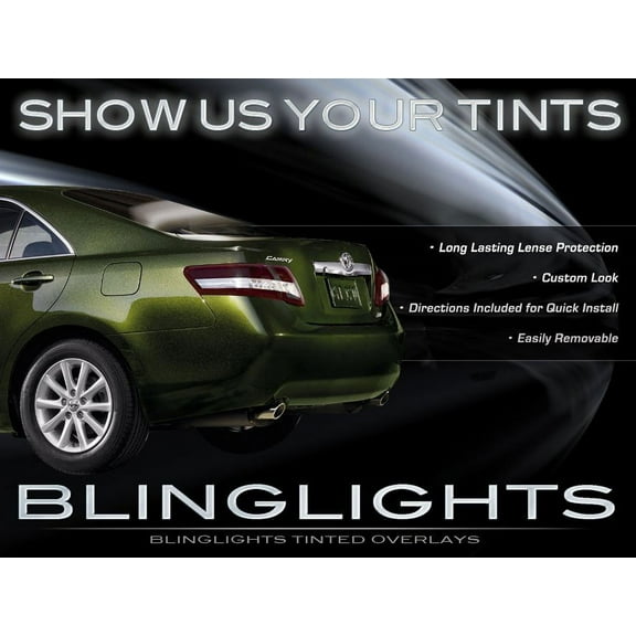 For Toyota Camry Tinted Tail Lamp Smoked Light Overlay Kit Protection Film