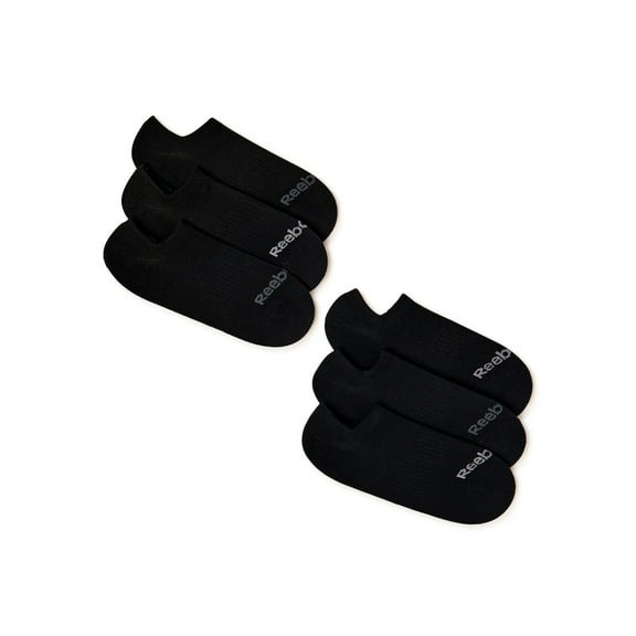 Reebok Men's Socks, Pro Series Lightweight No Show Liner Socks, 6-Pack