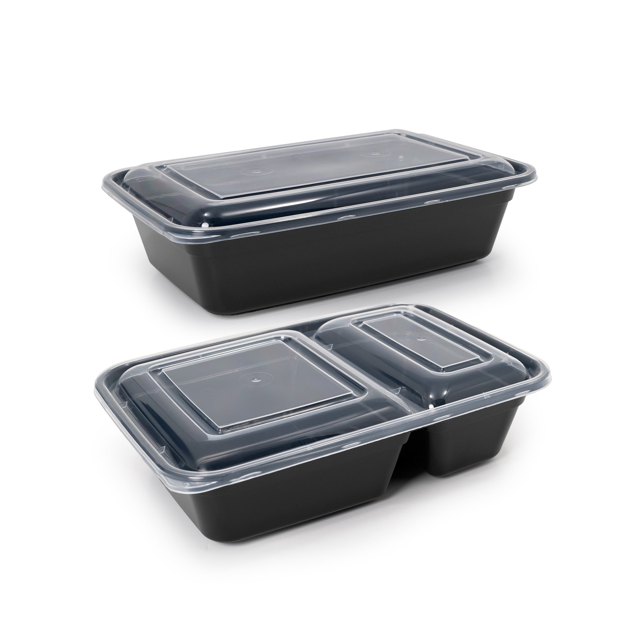 Mainstays 60-Piece Meal Prep Container Set with BPA-Free Plastic in Two Sizes