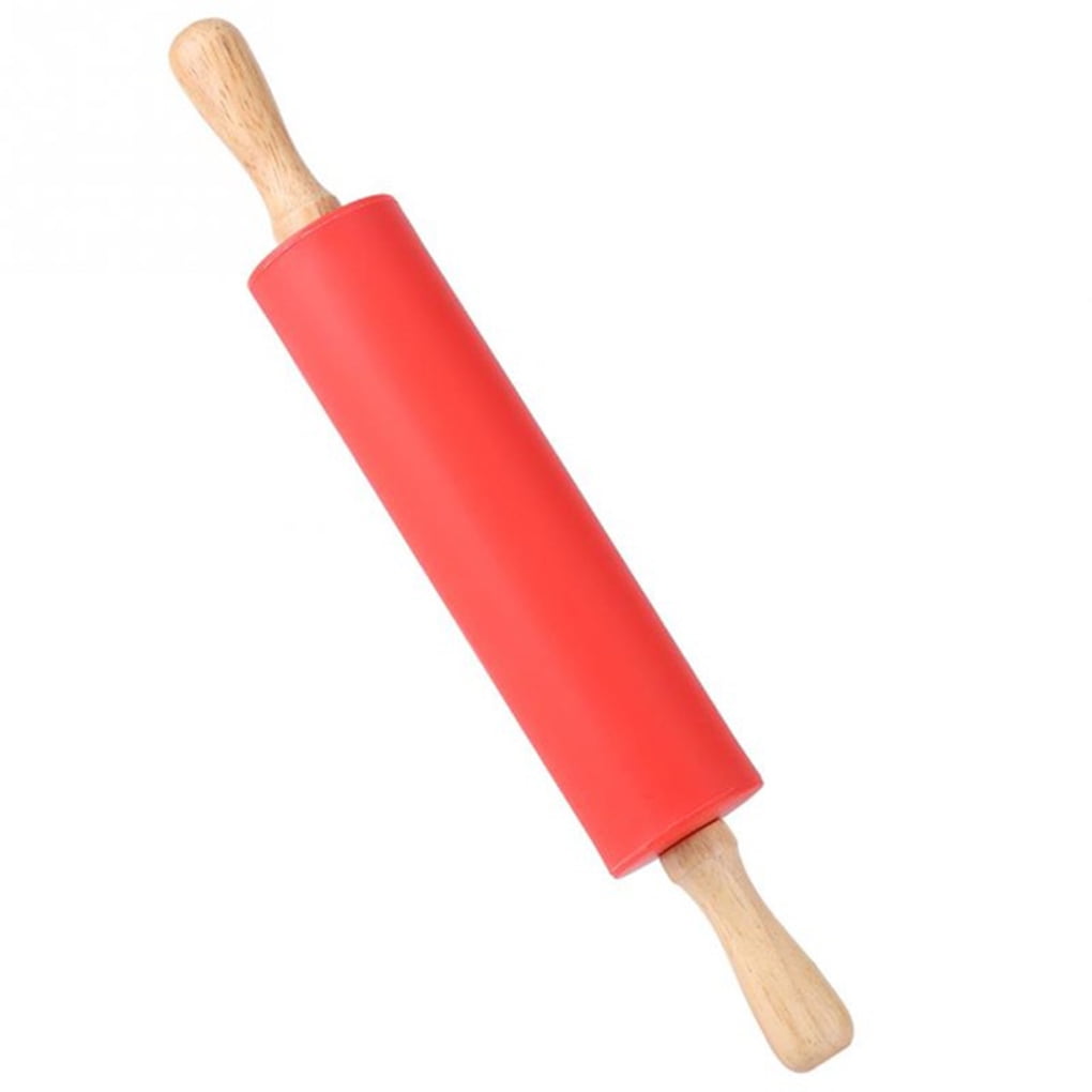 2 in 1 T-Shape Double-sided Rolling Pin Kitchen Pizza Baking Dough Stick Roller 