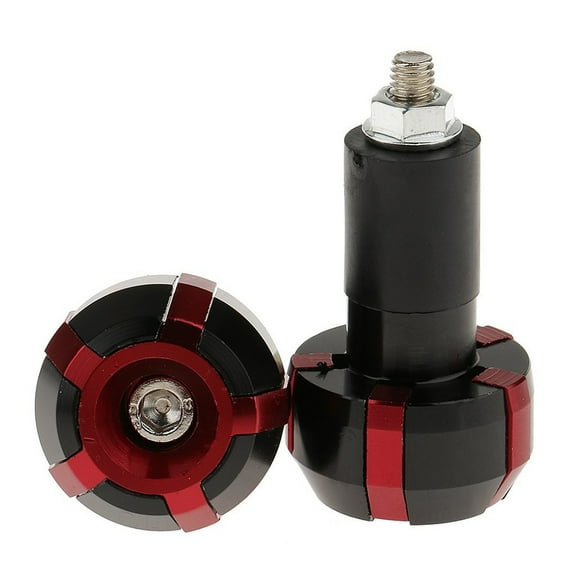Soimiss Handlebar Grips And Bar End Plugs For Motorcycle And Red Handle Plug For Enhanced Protection And Style