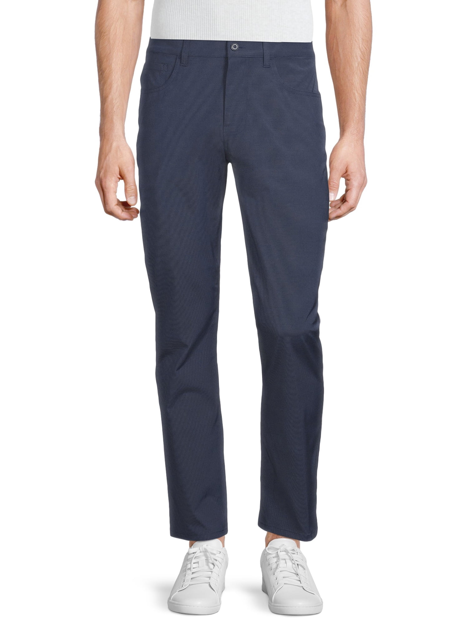 Ben Hogan Men's Modern Fit 5 Pocket Pant with Stretch Fabric and Waist, Size: 32x32, Blue