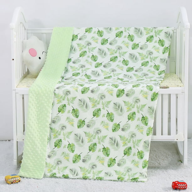Manta para bebé Manta suave para bebé Manta de seguridad de forro polar Bebé niña Punto de felpa Manta para recién nacido Woodland para guardería Cochecito Cuna Manta de recepción para bebé Unisex,Ve TUNC Sencillez