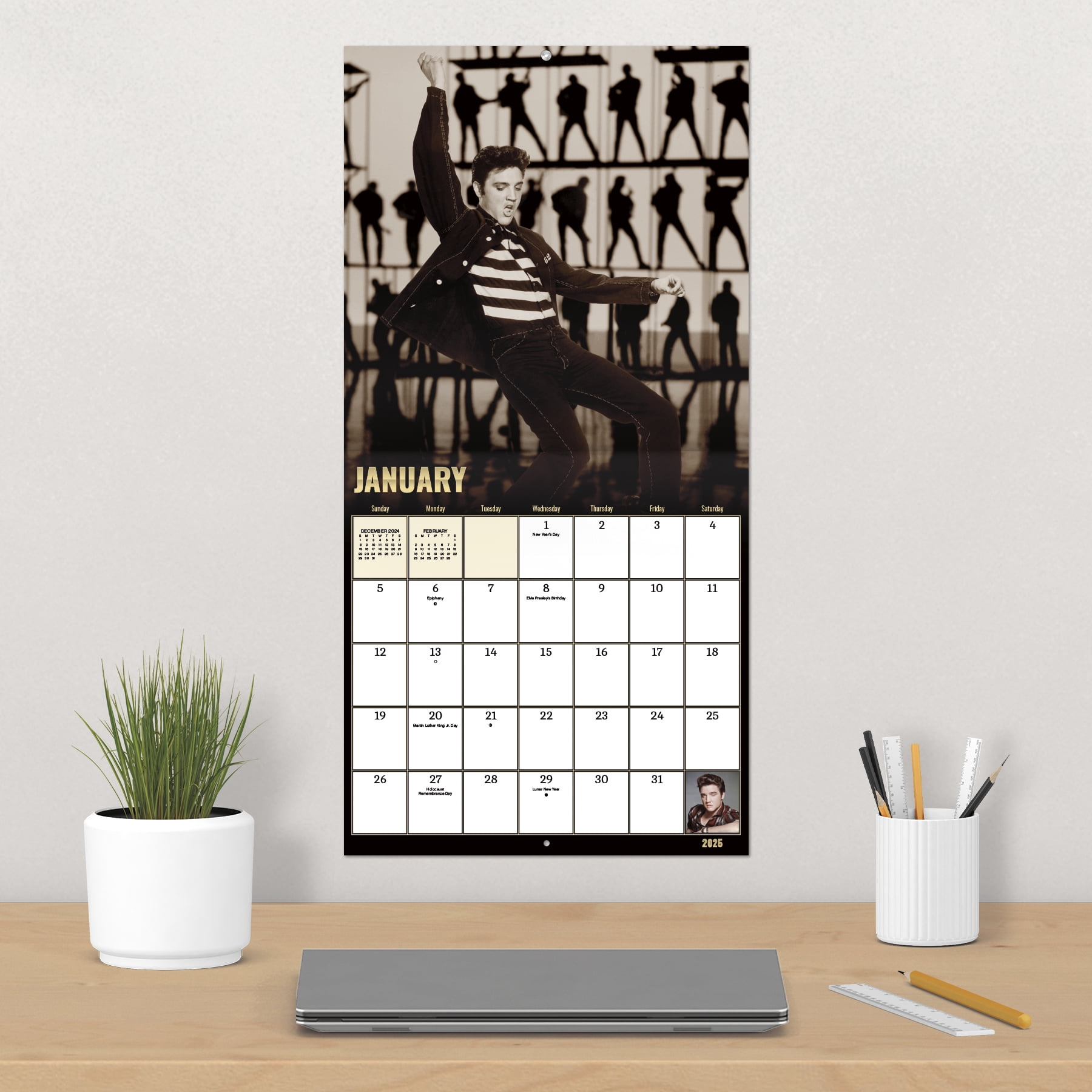 2025 Elvis Wall Calendar