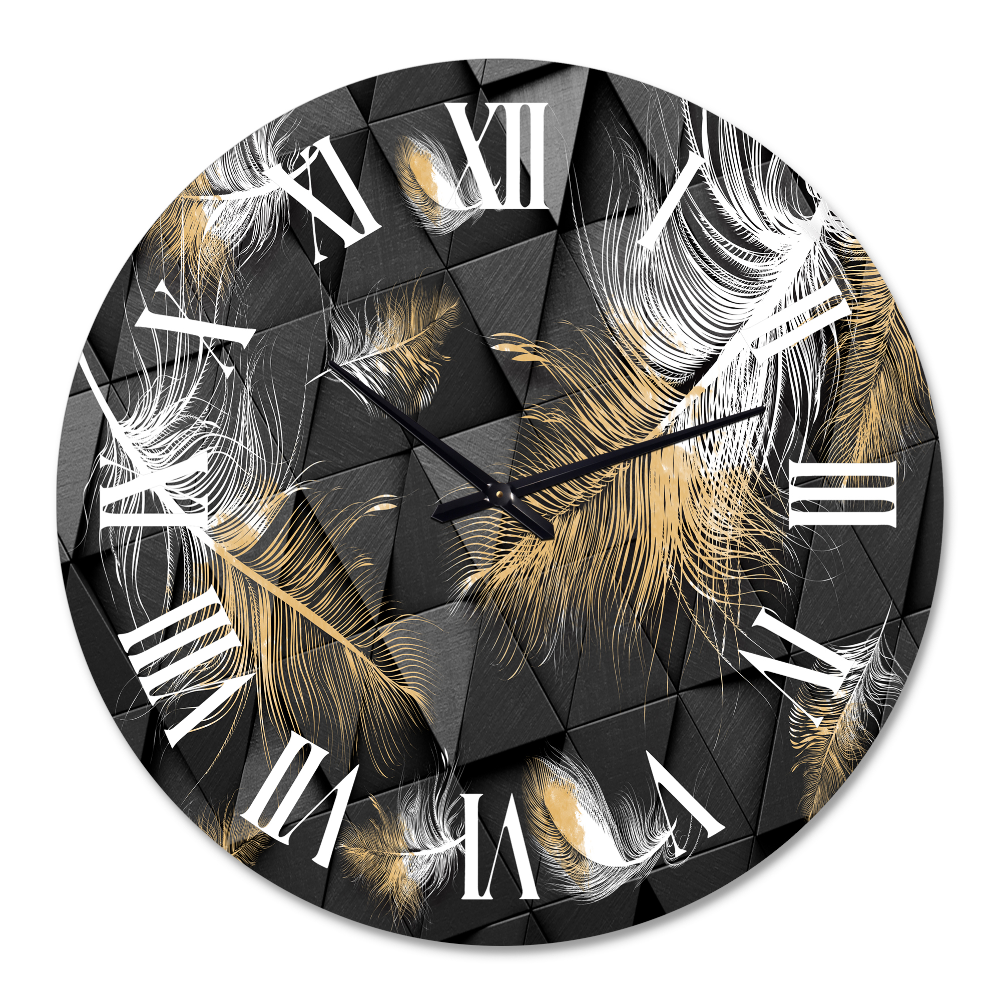 Designart 1 in Modern,Contemporary Wall Clock
