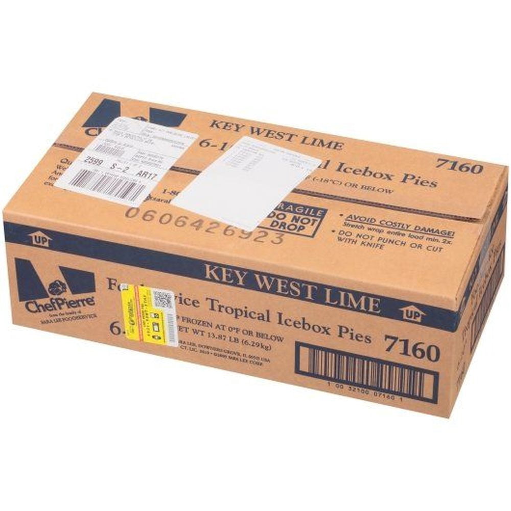 Chef Pierre 10 inch Key West Lime Icebox Pie, 37 Ounce -- 6 per case