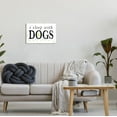 thumbnail image 2 of Stupell Industries I Sleep With Dogs Pets Phrase Graphic Art Unframed Art Print Wall Art, Design by K. Kaufman, 2 of 6