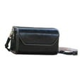 thumbnail image 4 of Camera Fotografía Fotografía bolsa bolso de cuerpo cruzado con bolsillos con de protección de la caja protectora a prueba de golpes PU Bolsa de Negro, 4 of 9