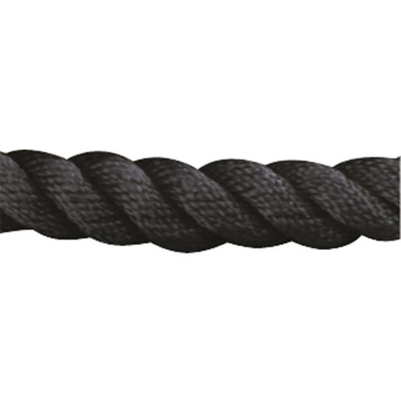 301112020BK-1 0.5 in. x 20 ft. Twisted Nylon Dock Line - Black