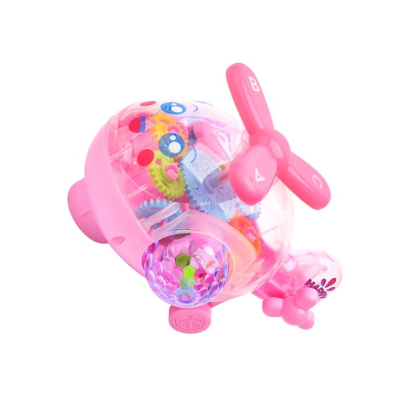 Cateissary Avión de juguete para niños, modelo para niños y niñas, accesorio de juego, aviones de dibujos animados, juguetes interesantes, aviones Videojuegos y accesorios rosa Cateissary Hogar