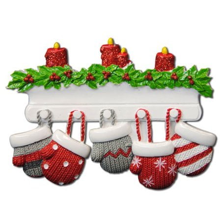 Polar X Christmas Ornament Mitten Family Of 5 Christmas Ornament
