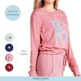 thumbnail image 4 of Hello Mello Best Day Ever Lounge Sweater Long Sleeve Pajama Top, Best Day Ever (Women's), 4 of 9